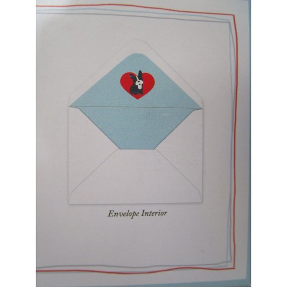 Boston Terrier Cut Out You Are My Favorite Blank Note Cards Molly and Rex New - Picture 7 of 7